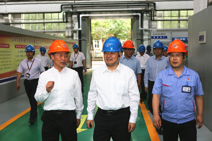 郝鹏旅行考察德赢VWIN集团所属企业汽轮机公司